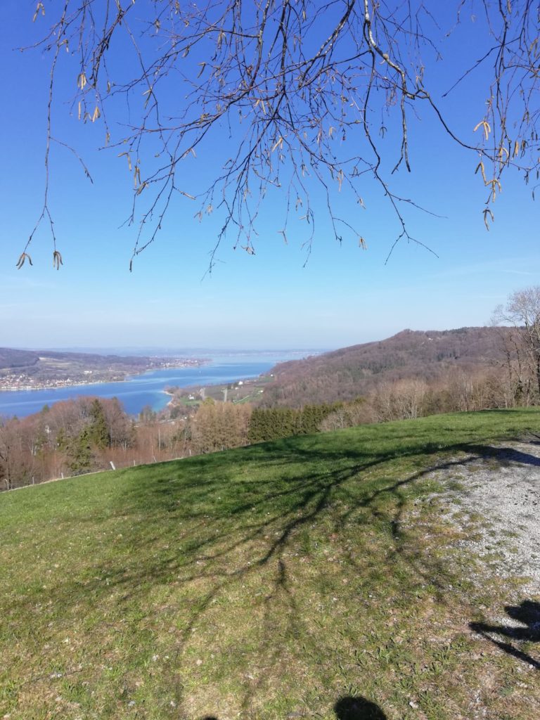 Blick von der Hochwacht bei Klingenzell auf den Untersee