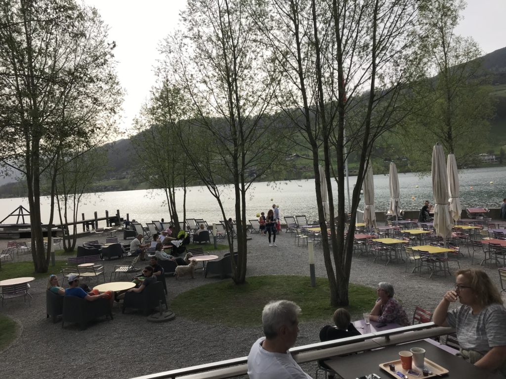 gemütliche Schlusseinkehr in der BADI Sarnen