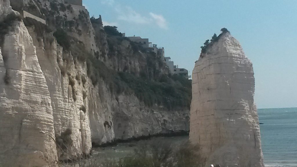 Vieste, imposanter Pizzomunno-Kalksteinmonolith