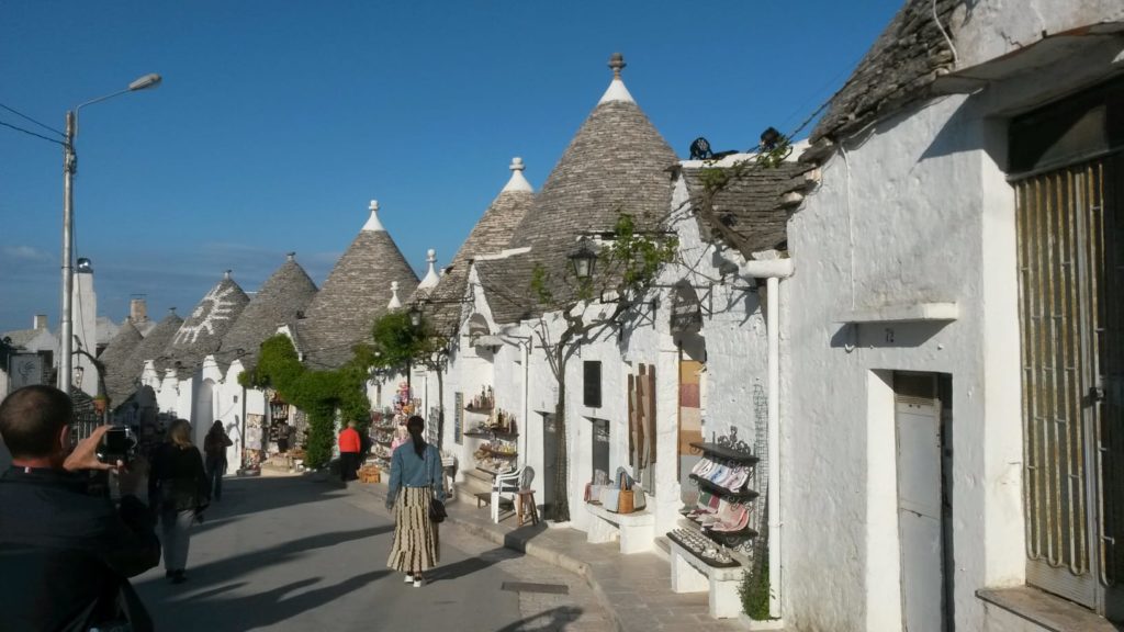 Alberobello, Trulli-Häuserzeile
