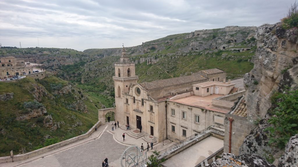 Matera, Felsenkirche Santa Lucia alle Malve mit Fresken aus dem 13. Jahrhundert
