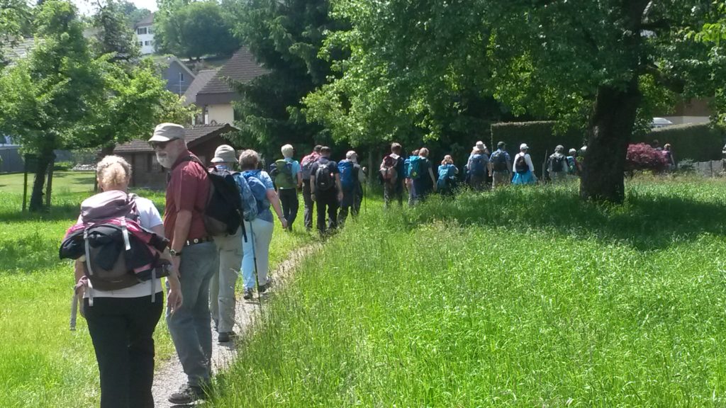 Der TROSS erreicht das Aargauer Dorf Niederwil