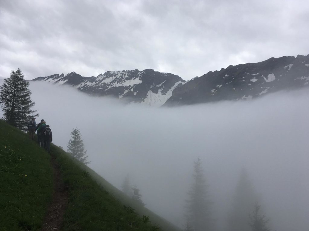 Wanderung Tuass - über dem Nebelmeer