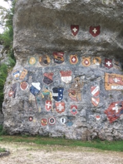 Felsenmalerei im Chessiloch BL