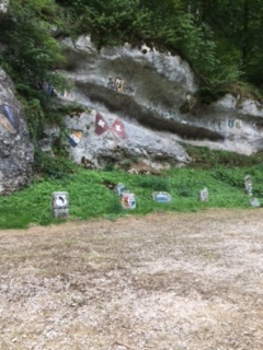 Felsenmalereien im Chessiloch BL
