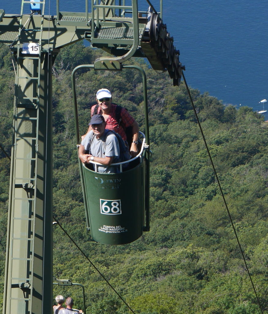 Kannenseilbahn - Die Endstation naht.