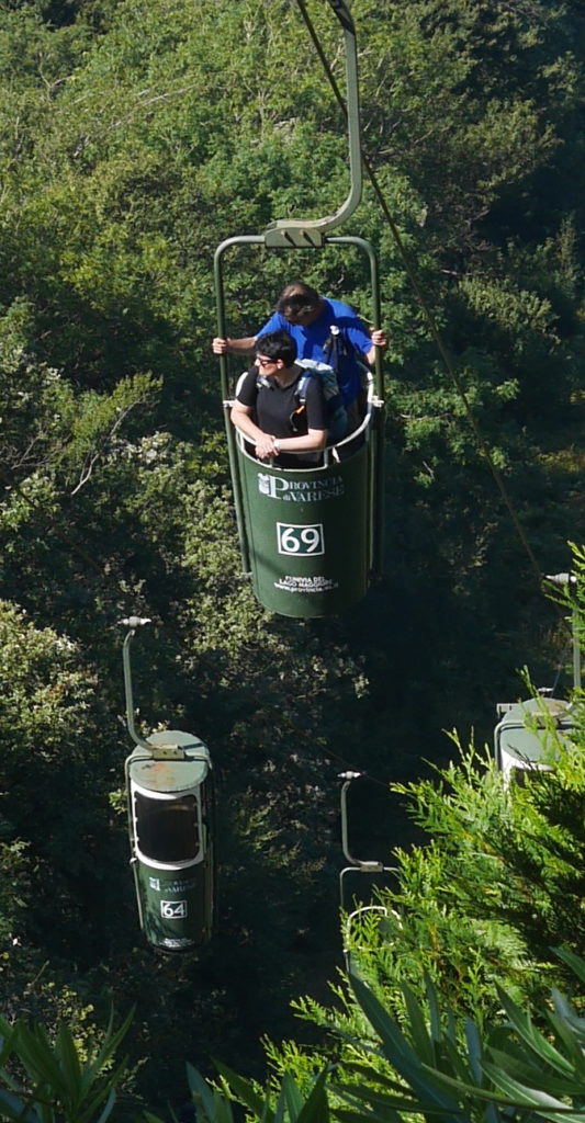 Laveno Mombello - Tolle Aussicht aus der Kannenseilbahn