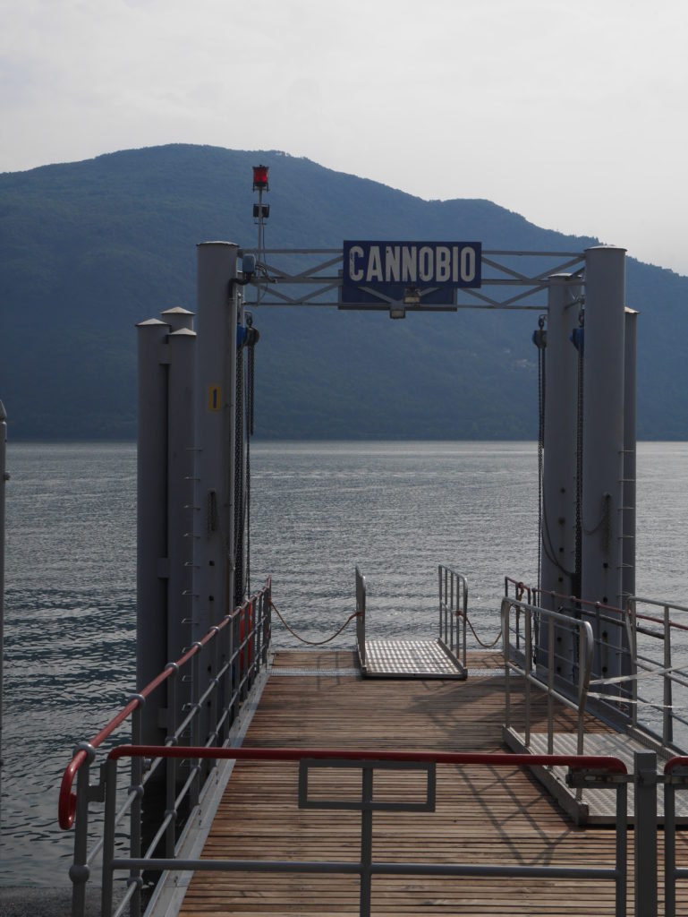 Cannobio Schiffstation - Abschiedsstimmung