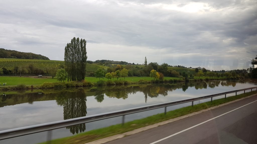 Auf der Weiterfahrt entlang der Mosel Richtung Remich