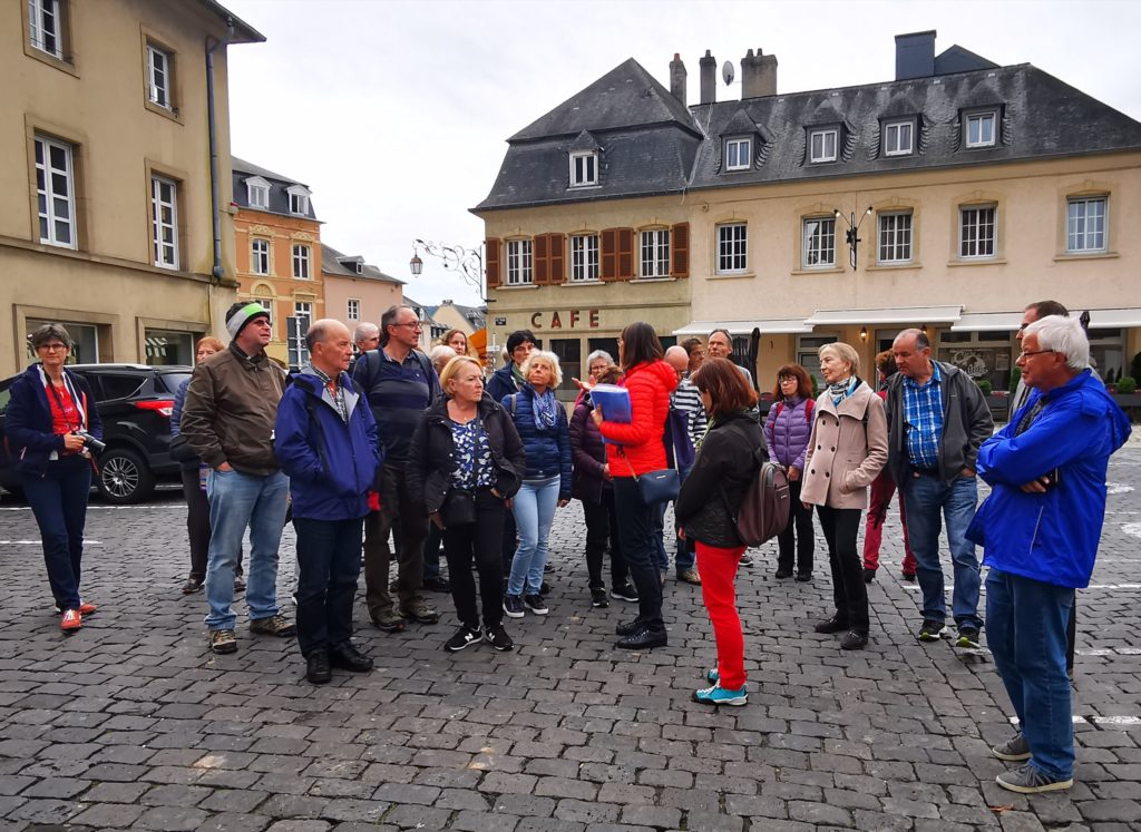 Auf dem Echternacher Hauptplatz
