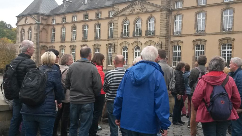 Echternach; die Abtei dient heute als Gymnasium.