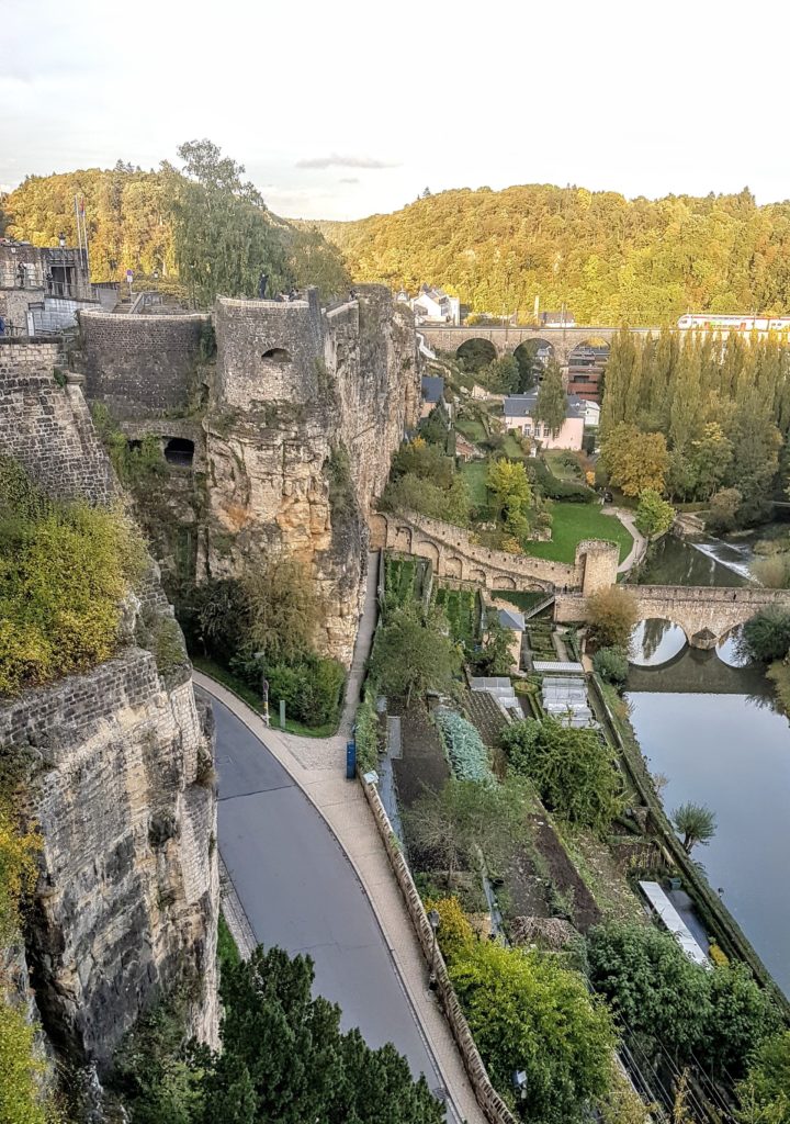 untere Altstadt GRUND am Flüsschen Alzette