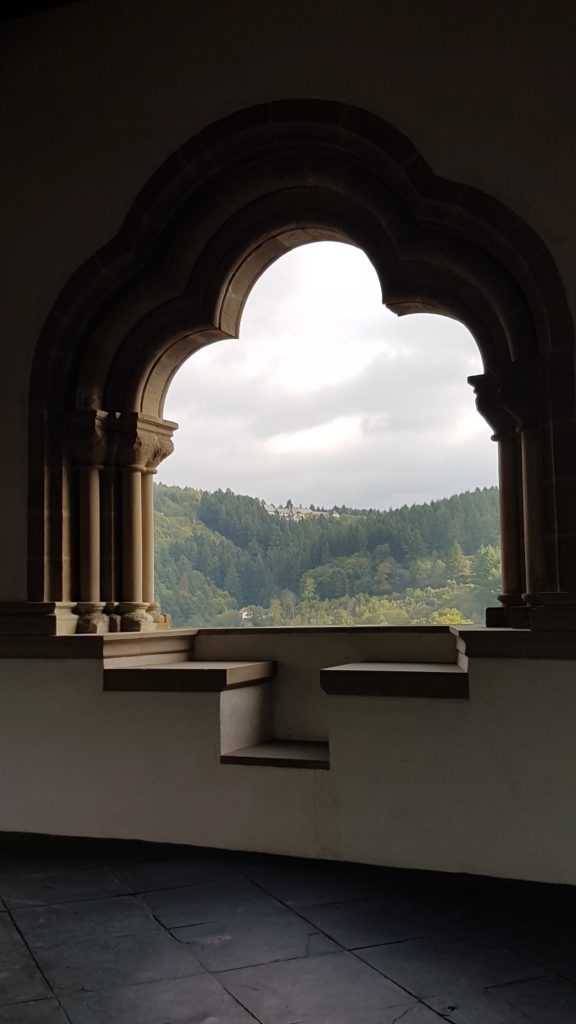 Schloss VIANDEN, Ausblick von der Bysantinischen Galerie