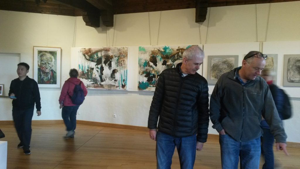 Schloss VIANDEN, Bilderausstellung im Festsaal