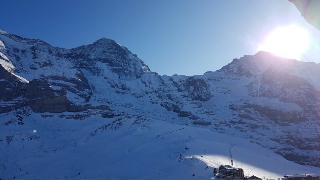 Blick auf die Kleine Scheidegg