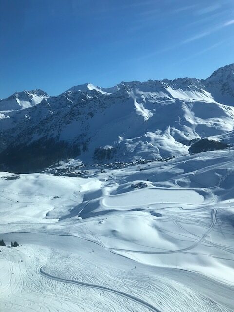 perfekt präparierte Skipisten