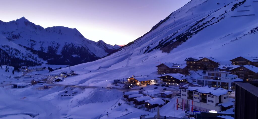 Ausblick Richtung Drei-Seen- und Kaiserbahn