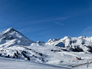 Piste Richtung Drei-Seen-Bahn