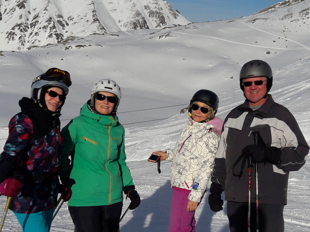 Verschnaufpause auf der Drei-Seen-Piste