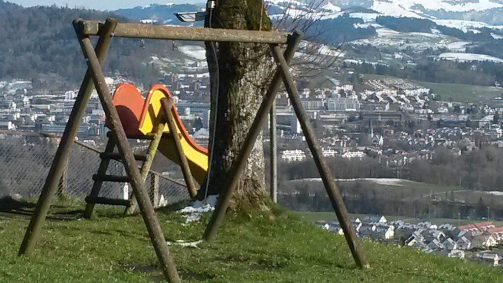 Kinderspielplatz beim Restaurant Säntisblick - 31.03.2020