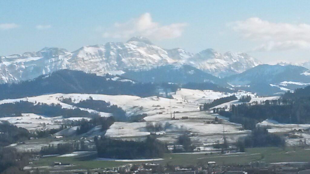 freie Sicht zum Säntis - 31.03.2020