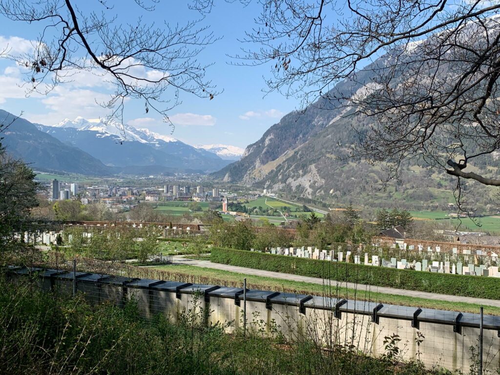 unterwegs von Trimmis nach Chur