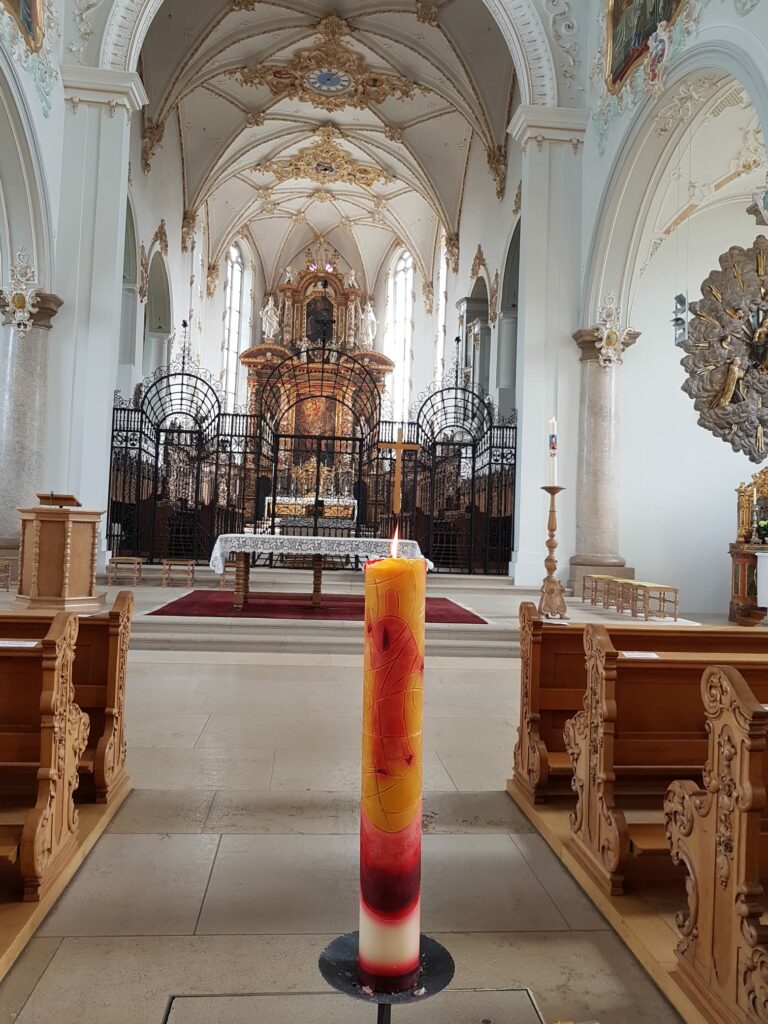 Innenraum des Klosters Mariastein - 19.04.2020