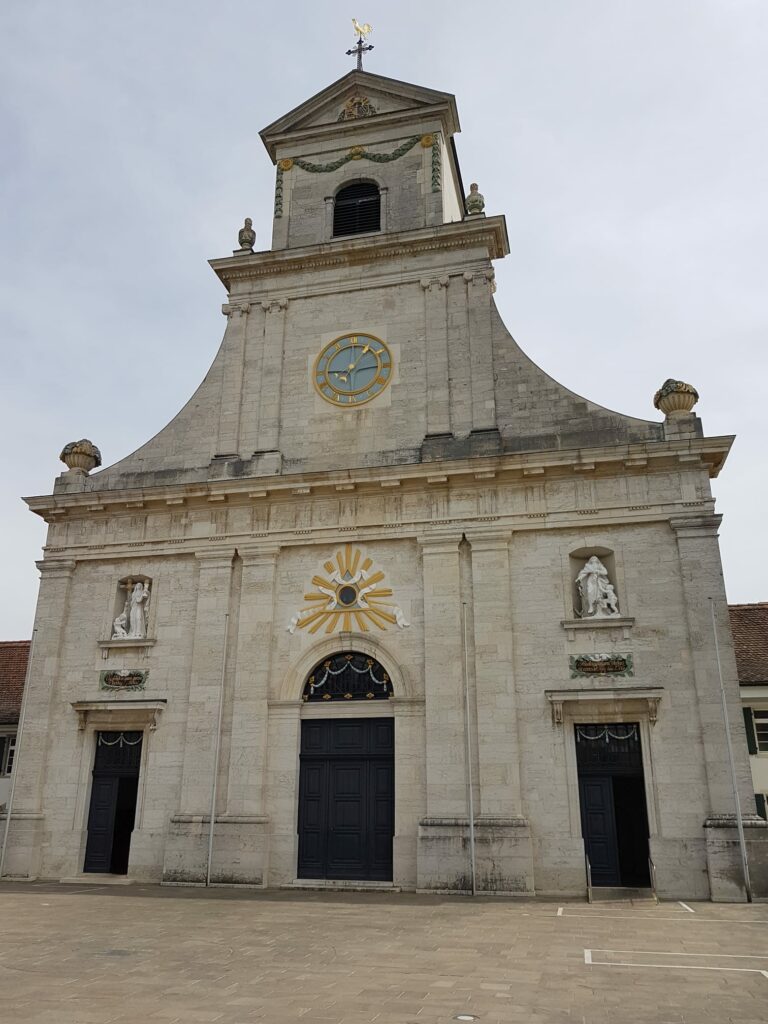 Das Kloster Mariastein ist eine Benediktinerabtei der Gemeinde Metzerlen-Mariastein - 19.04.2020