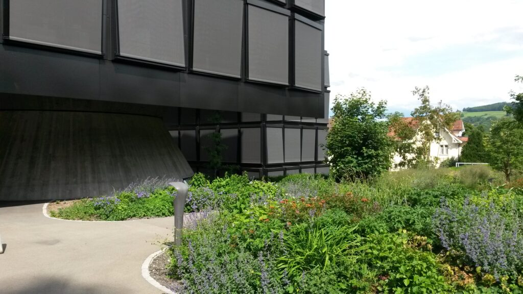 Gebäude der Helvetia Versicherung erbaut von den Architekten HERZOG UND DE MEURON, Regina - 30.05.2020