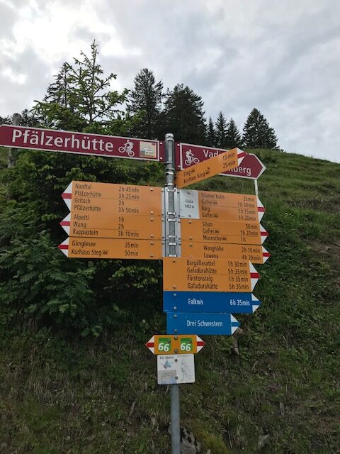 am Wanderziel