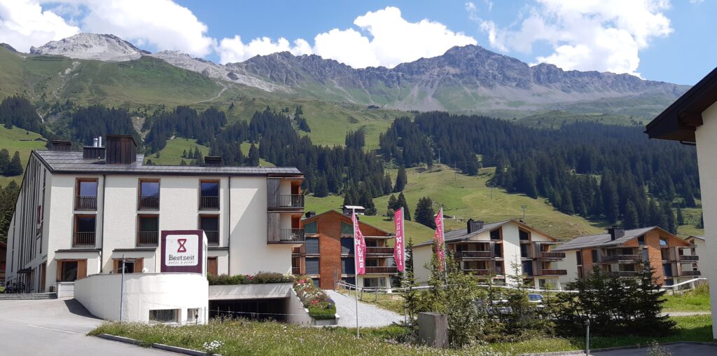 unsere Unterkunft in Parpan: Bestzeit Lifestyle & Sport Hotel