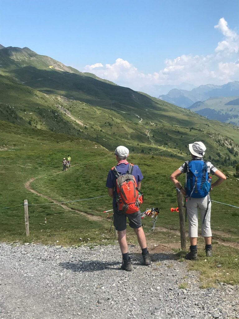 Blick zurück Richtung ALP LAVOZ