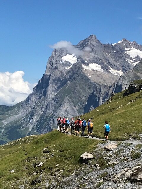 Die Eiger Nordwand rückt immer näher.