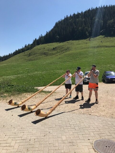 Alphorn-Gruss auf der Hasenmatt