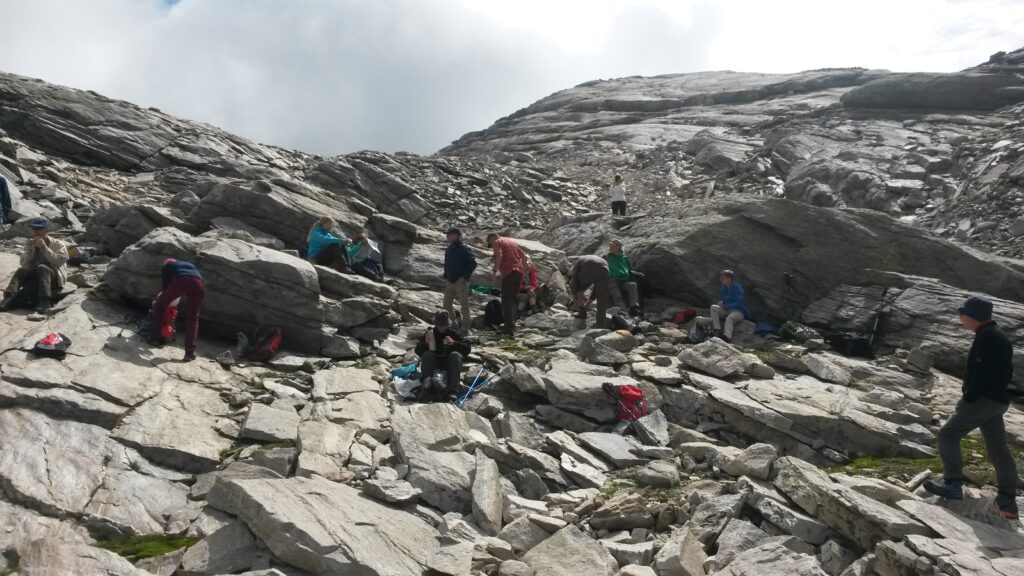 Picknickplatz auf ca. 2500 m Höhe