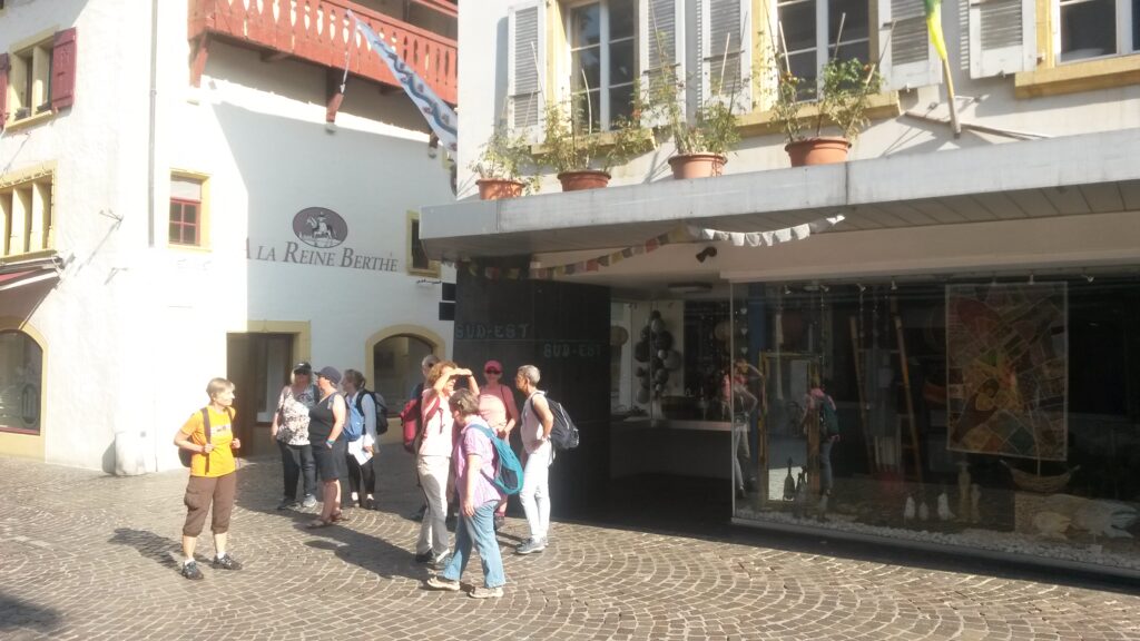 in der Innenstadt von Yverdon