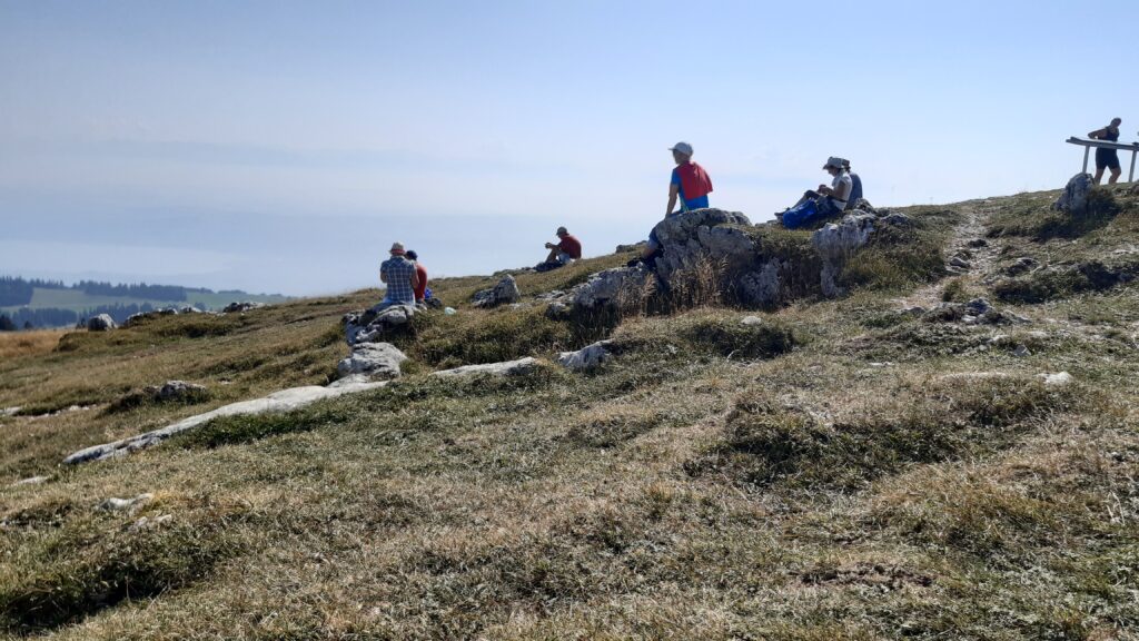 auf dem Chasseron auf 1607 m