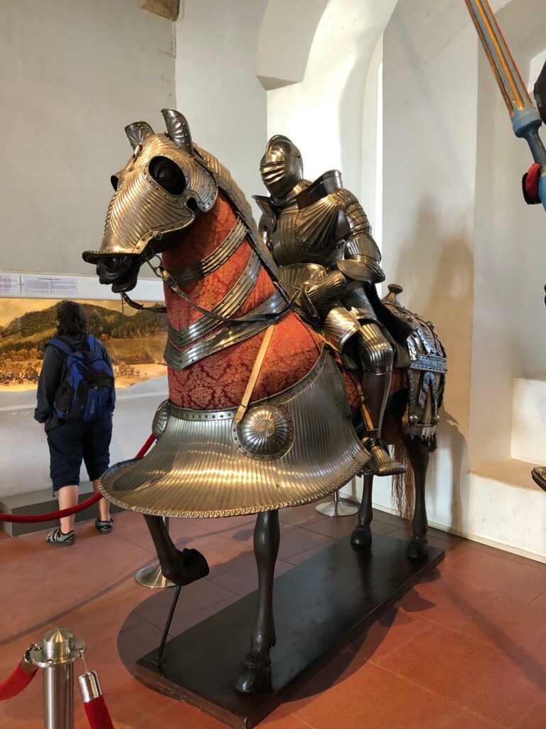 im Rittersaal auf Schloss Grandson