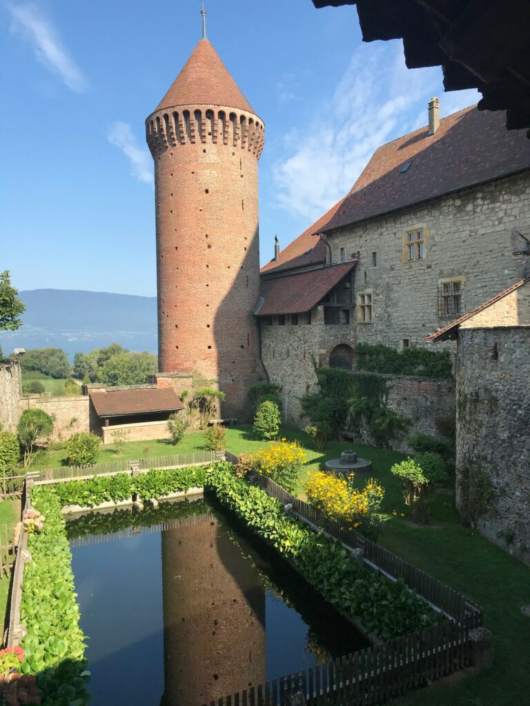 Schlossgarten in Estavayer-le-Lac