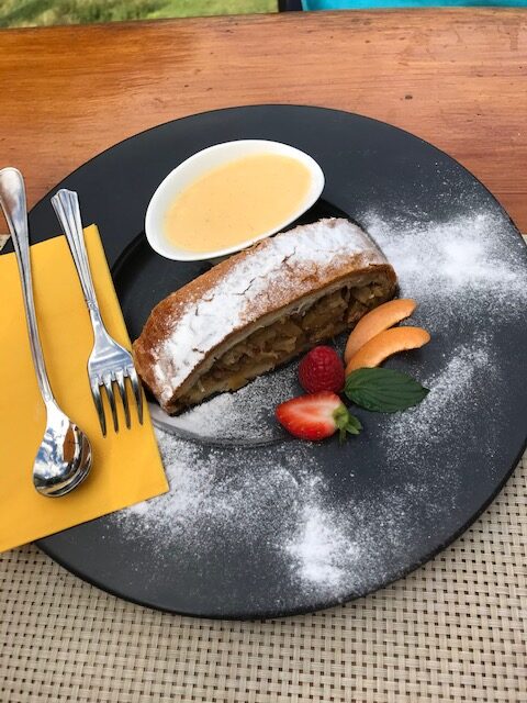 köstlicher Apfelstrudel mit Vanillesauce: So richtig fein!