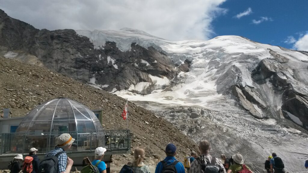 auf dem Hohsaas auf 3200 m