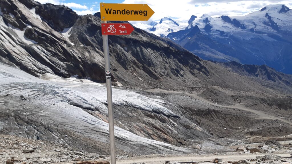 auf dem Hohsaas auf 3200 m
