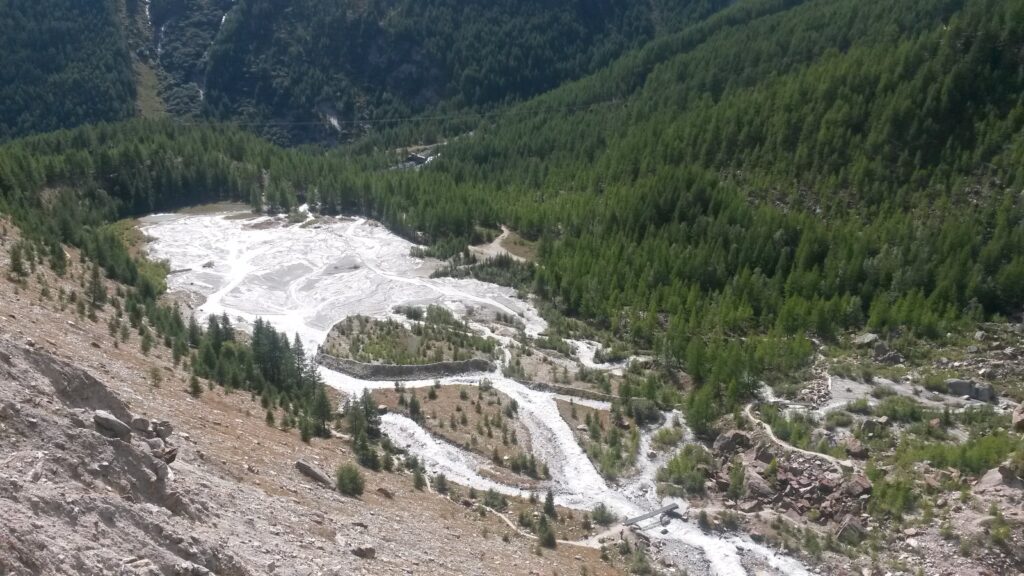 zerflossener Gletscher