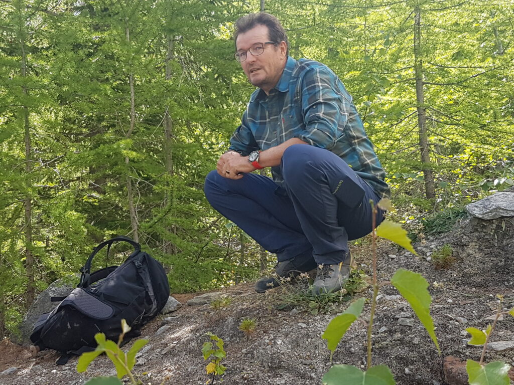 unser erprobter Wanderleiter Dominic Anthamatten