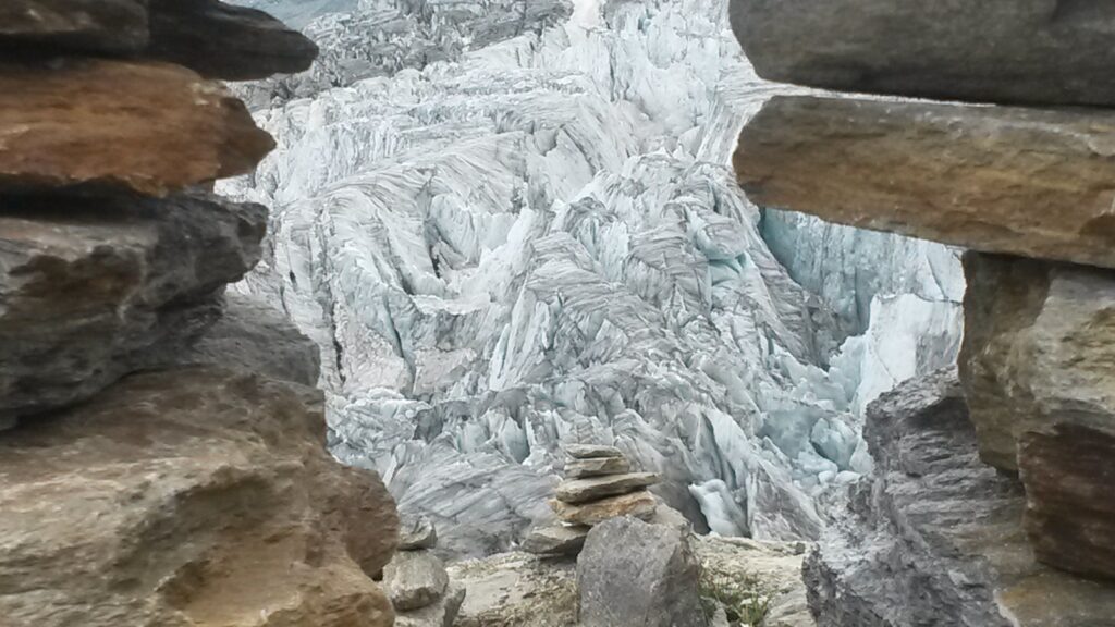 lauter Stein und Gletscher