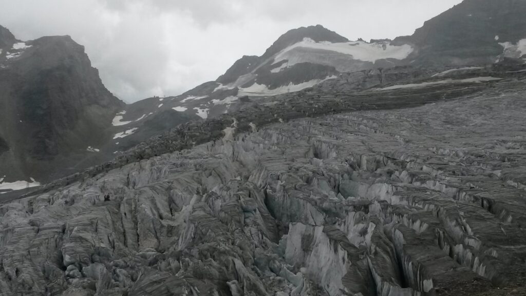 einsame Gletscherlandschaft