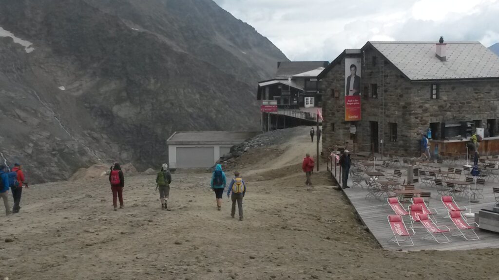 auf der Längfluh oberhalb Saas-Fee auf 2870 m