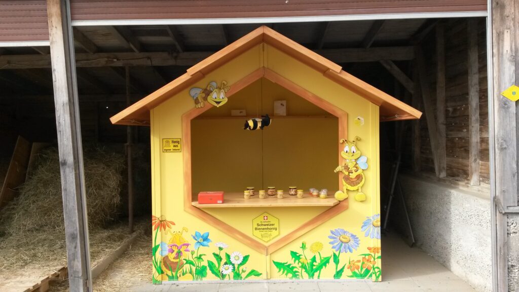 hübsches Honighäuschen oberhalb Waldkirch SG, 26.02.2021