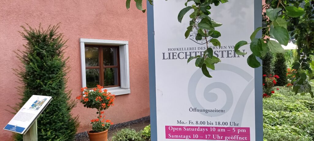 Plakat Hofkellerei des Fürsten von Liechtenstein - 09.07.2021