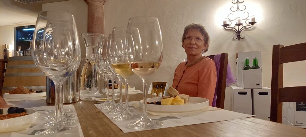 Degustier-Gläser in Reih und Glied - 09.07.2021